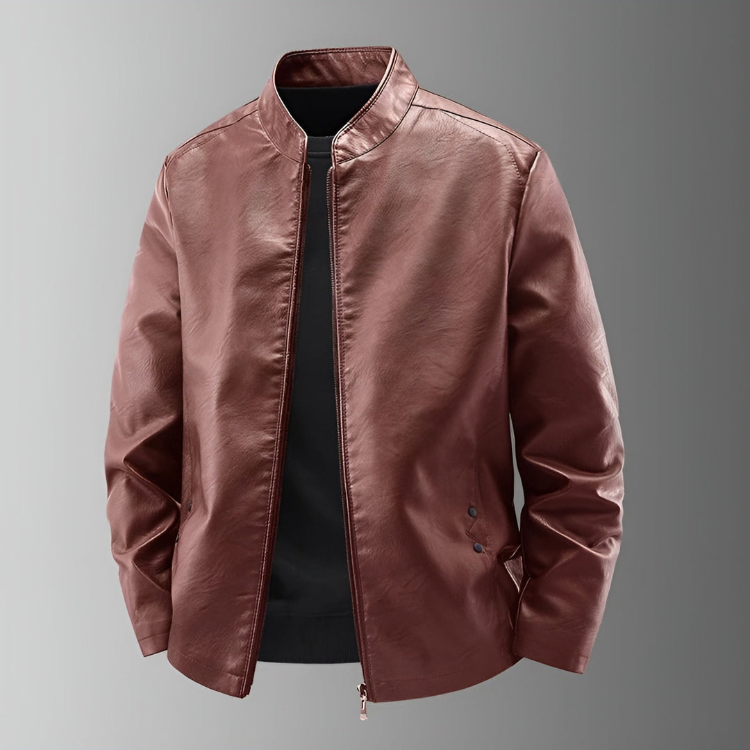 Maxime™ | Leather Biker Jacket