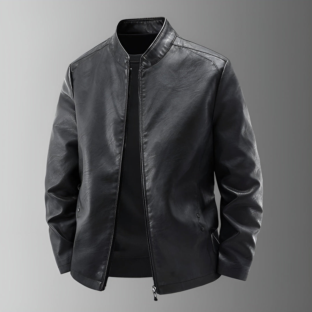 Maxime™ | Leather Biker Jacket