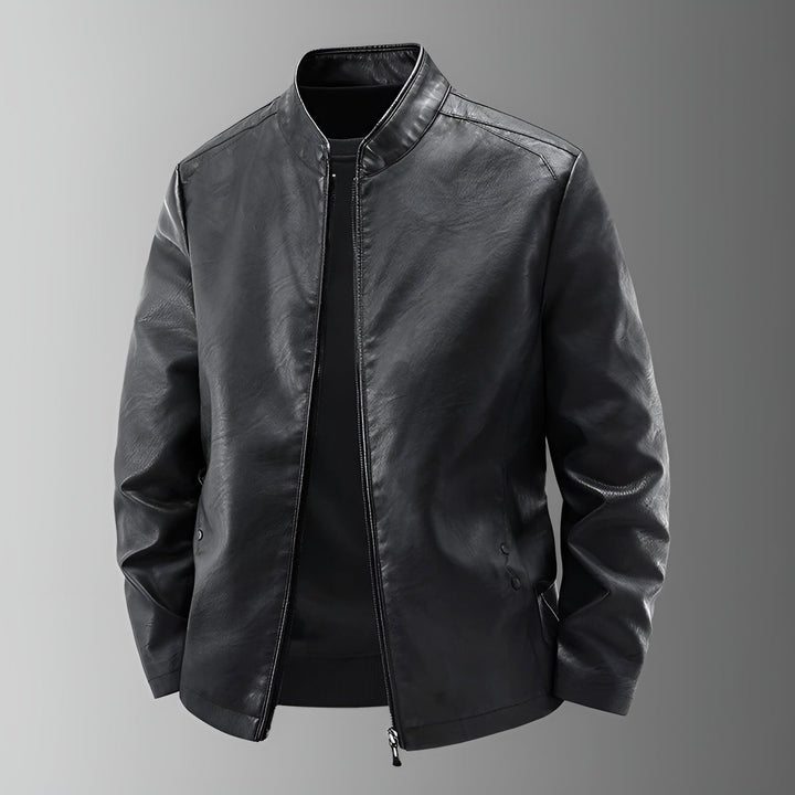Maxime™ | Leather Biker Jacket
