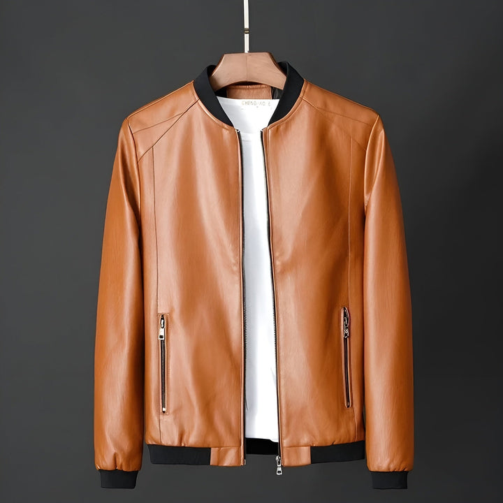 Maxime™ | Leather Biker Jacket