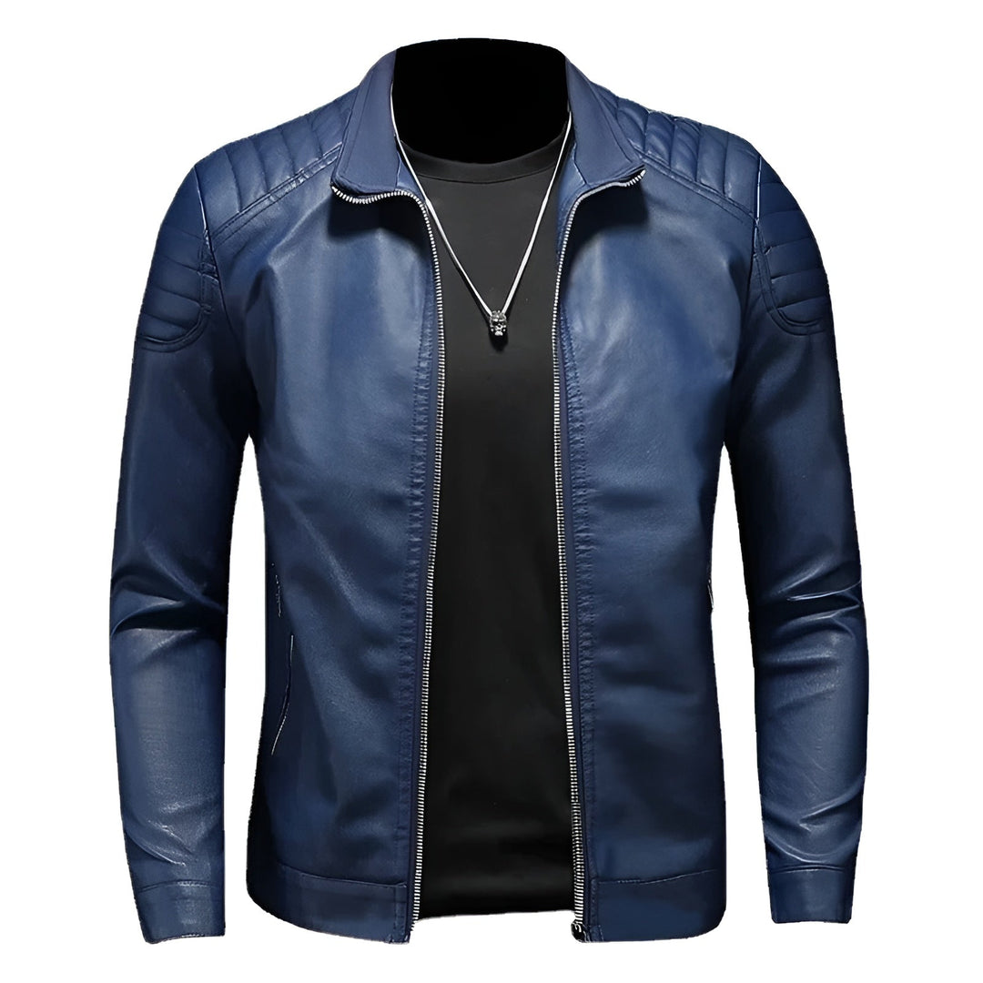 Bastien™ | Leather Collar Jacket