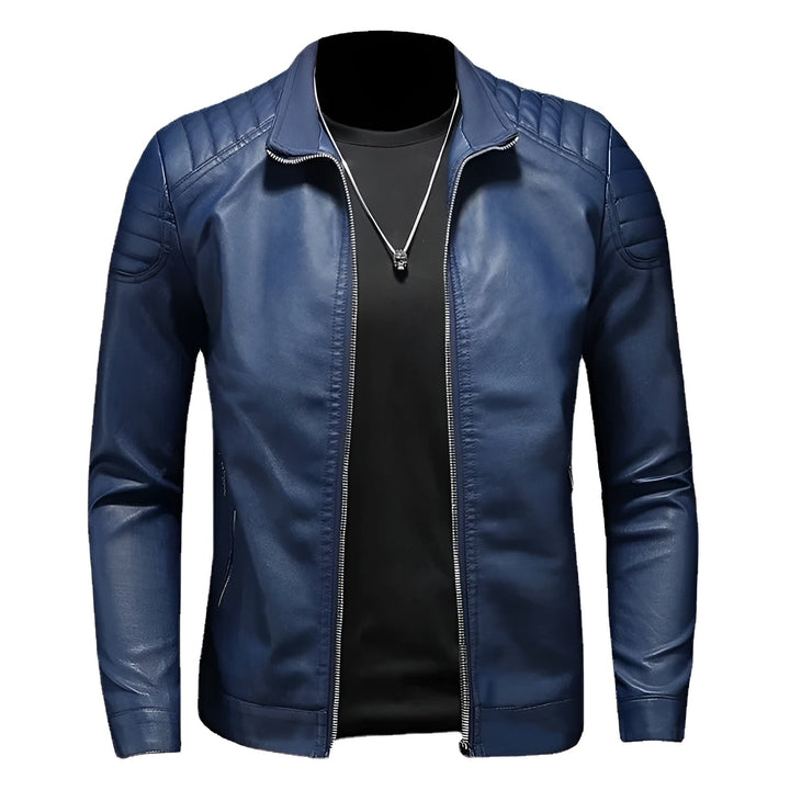 Bastien™ | Leather Collar Jacket