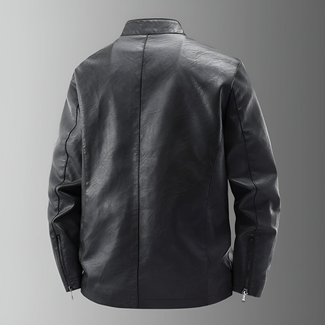 Maxime™ | Leather Biker Jacket