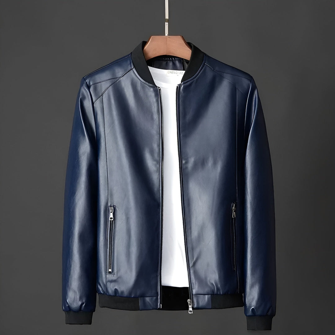Maxime™ | Leather Biker Jacket