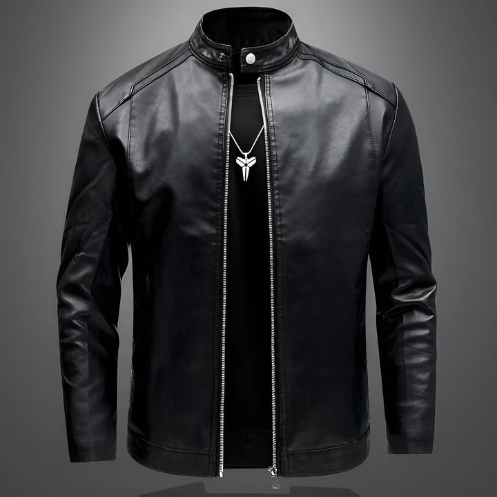 Alexandre™ | Stylish Biker Leather Jacket for Men