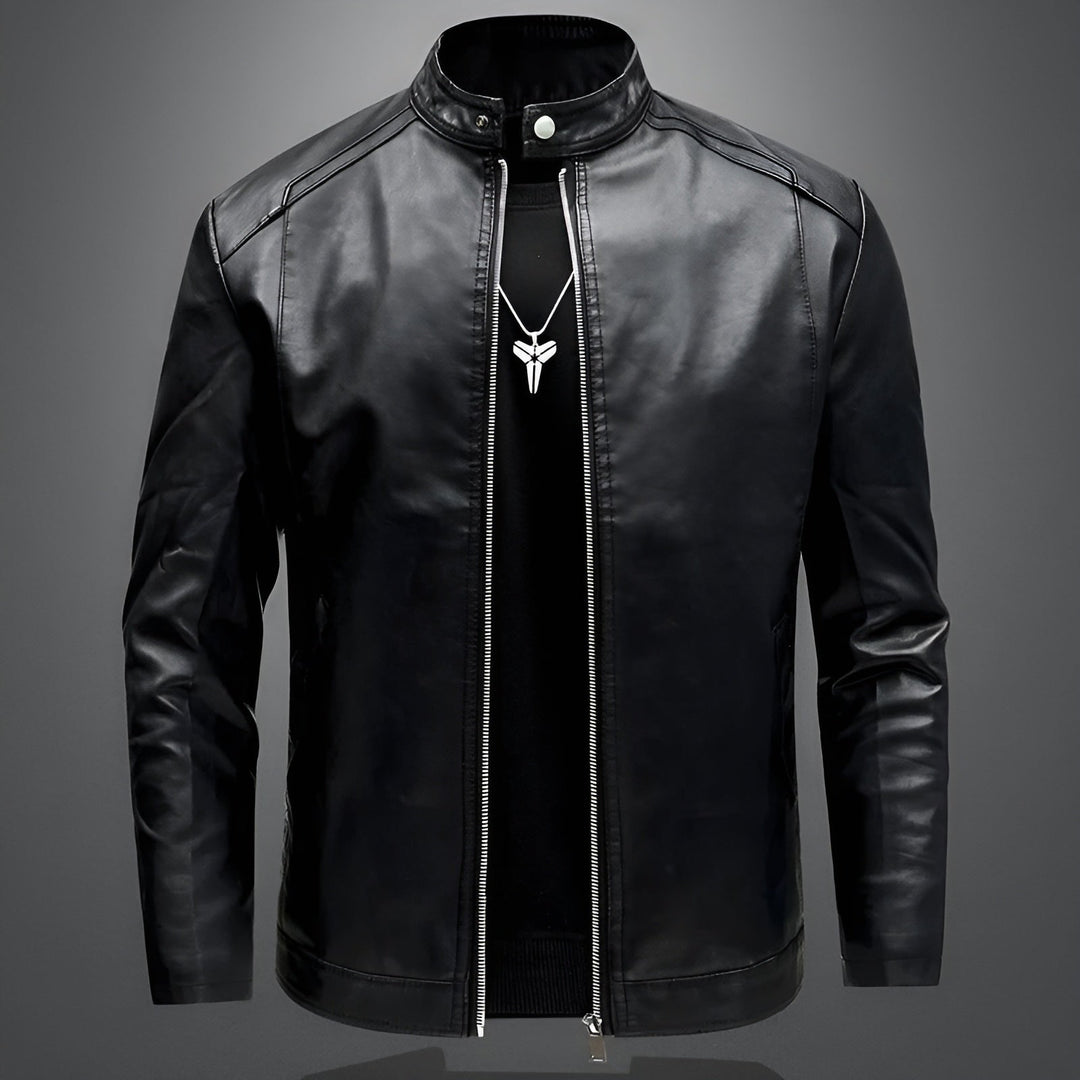 Alexandre™ | Stylish Biker Leather Jacket for Men