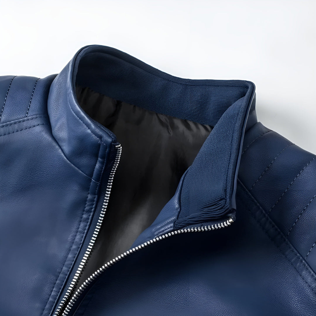 Bastien™ | Leather Collar Jacket