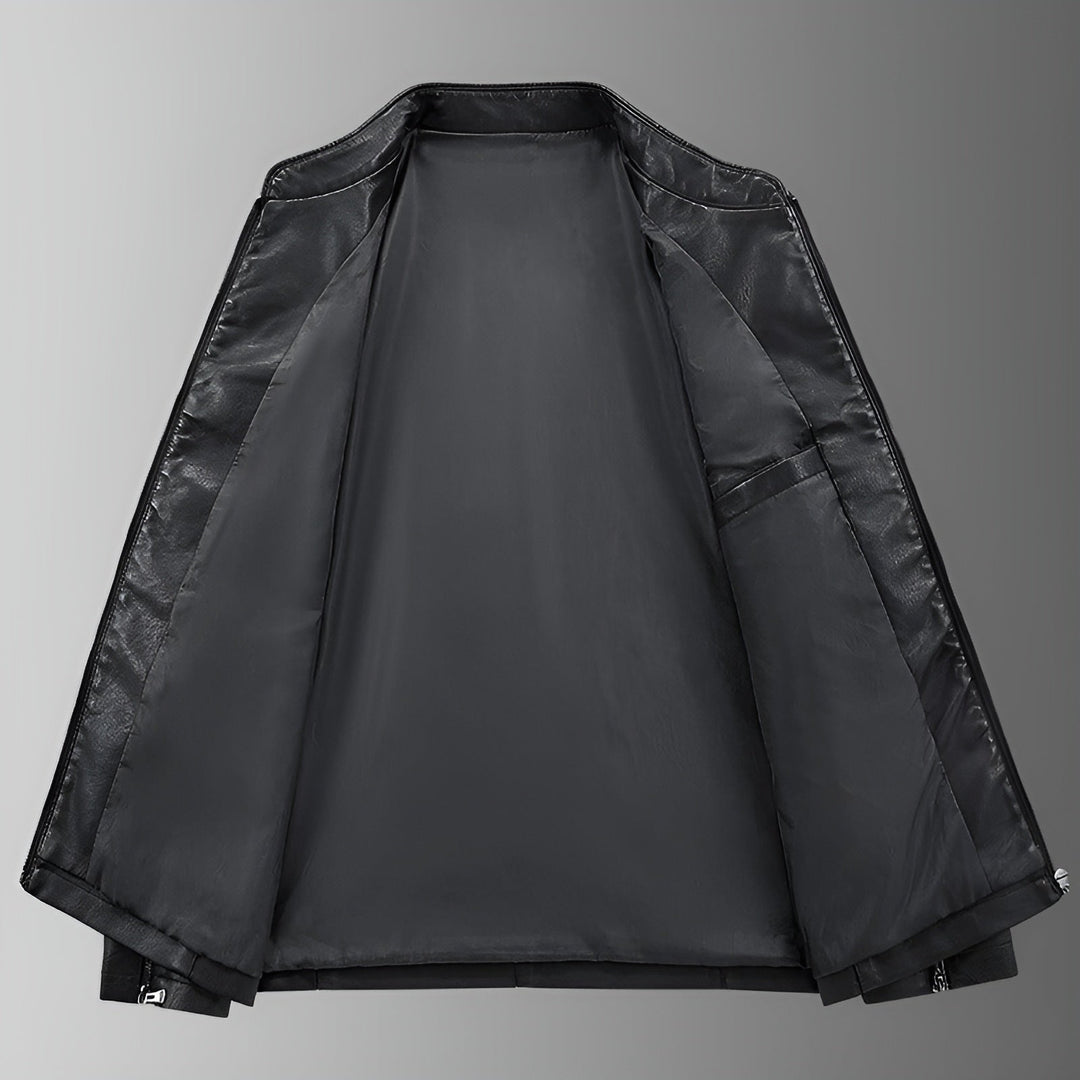 Maxime™ | Leather Biker Jacket