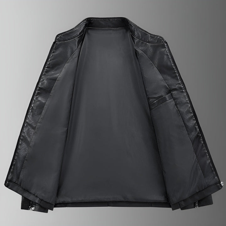 Maxime™ | Leather Biker Jacket