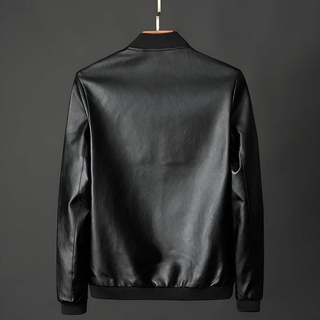 Maxime™ | Leather Biker Jacket