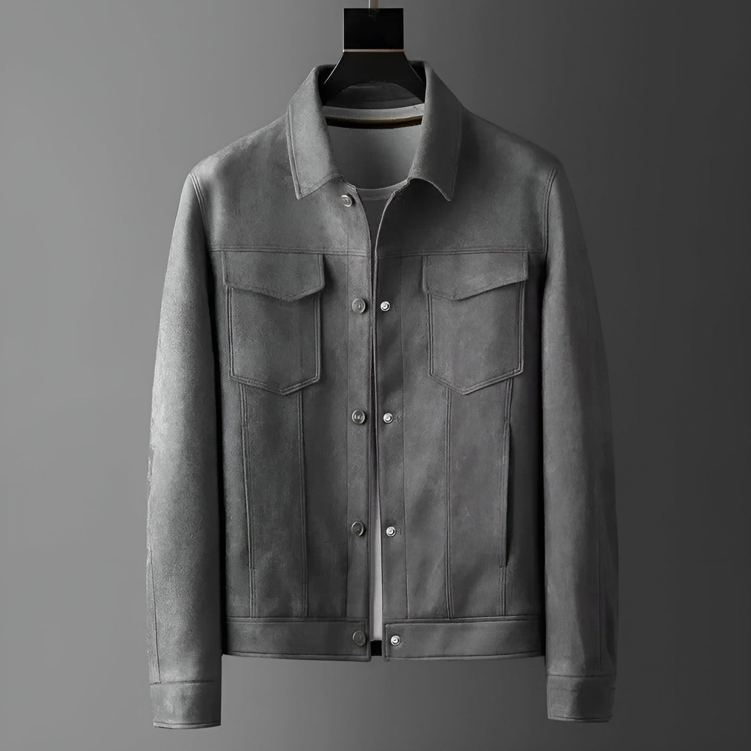 Henri™ | Stylish Leather Jacket for Men