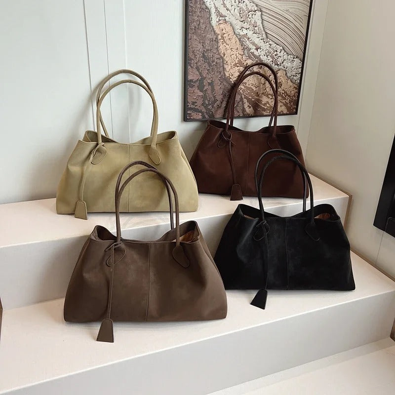 Umaiza | Faux Suede Crossbody Bag
