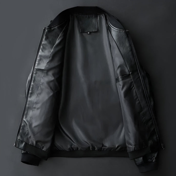 Maxime™ | Leather Biker Jacket