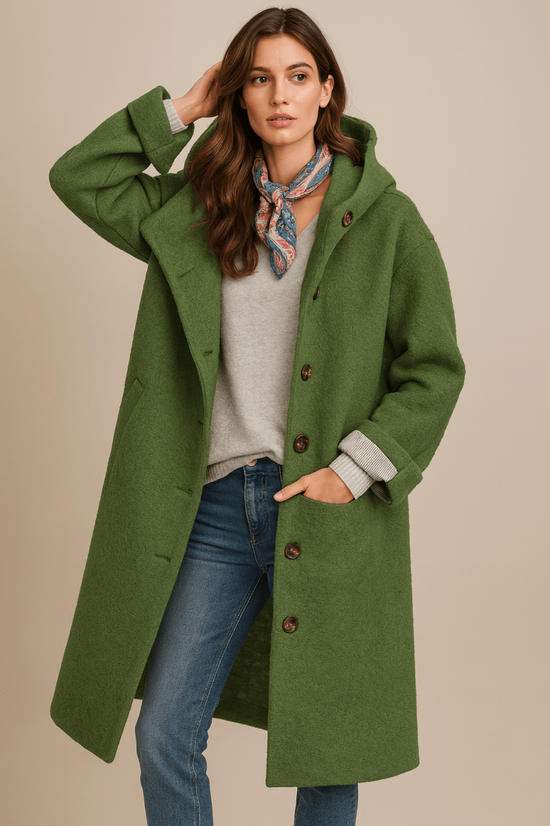 Merly | Sophisticated Mid-Length Coat