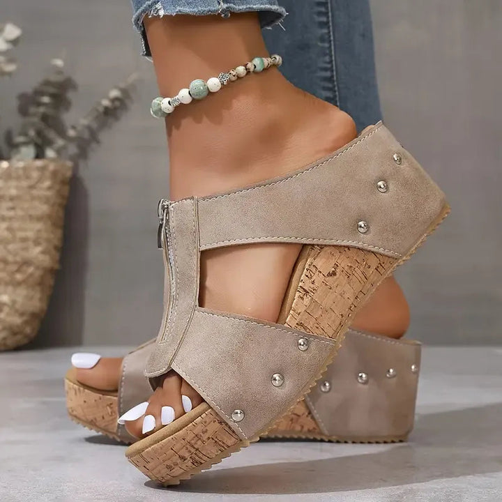 Elfia | Orthopedic Comfort Wedge Sandals