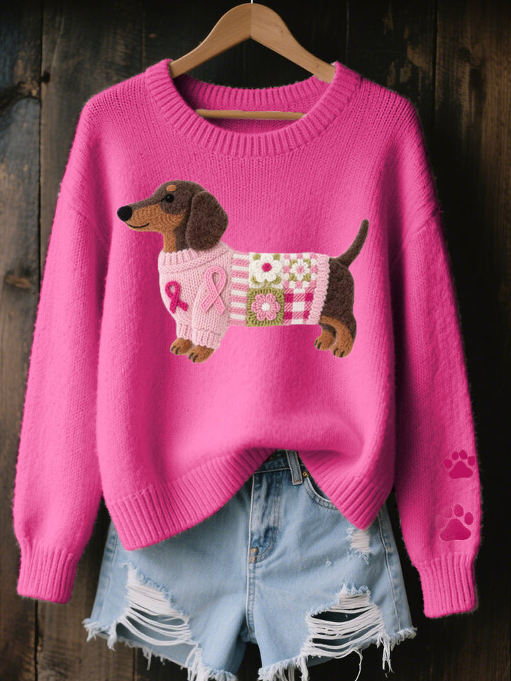 Irene | Dachshund Knit Sweater