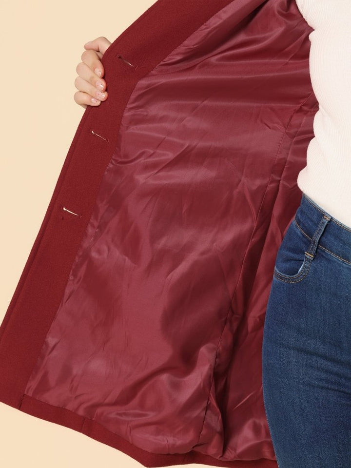 Stella | Elegant Winter Coat with Single Button