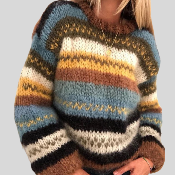 Priya | Comfortable Long Sleeve Knitted Sweater