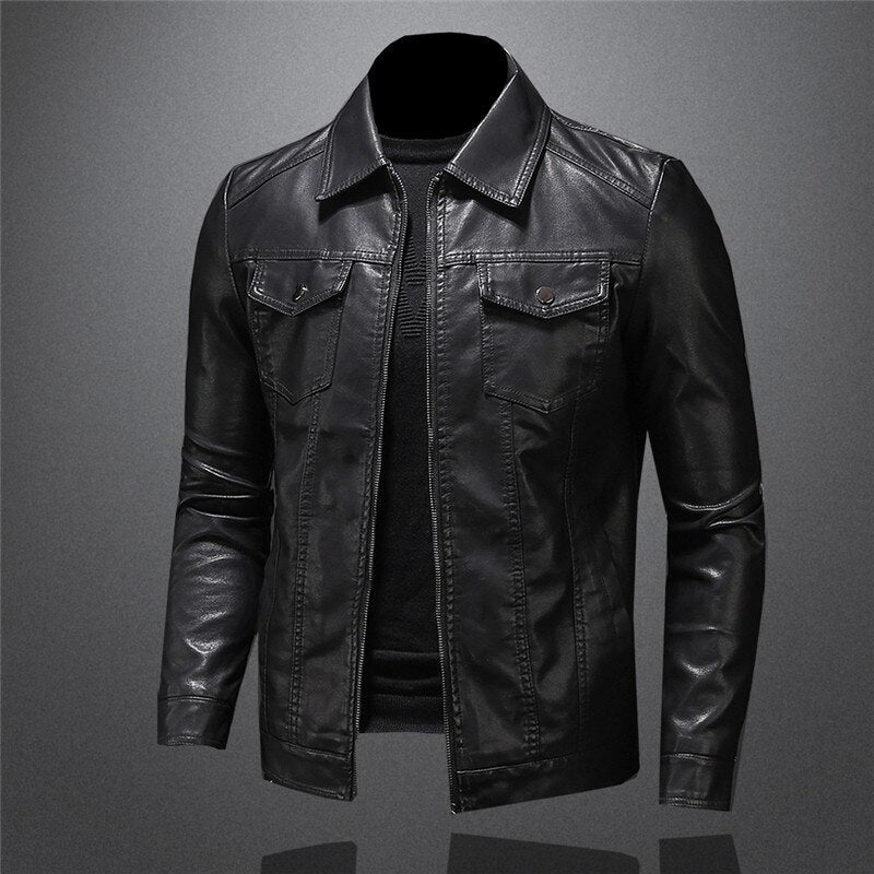 Alessandro™ | Classic Leather Jacket for Men